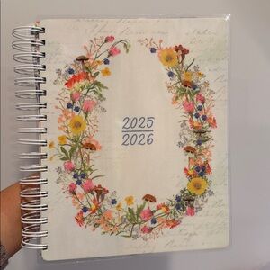 🌼Floral Spiral Planner/Agenda 2025-2026
